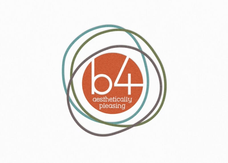 Logo design for b4 Aesthetically Pleasing