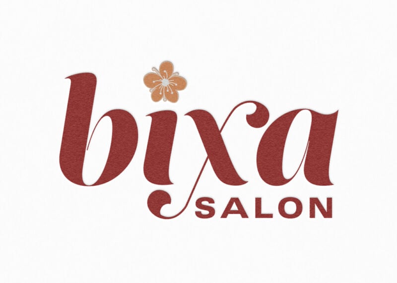 Logo design for Bixa Salon
