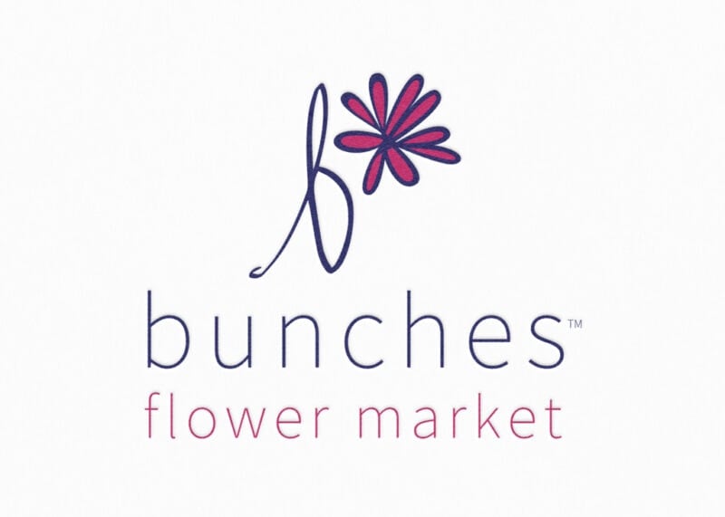 Logo design for Bunches Flower Market