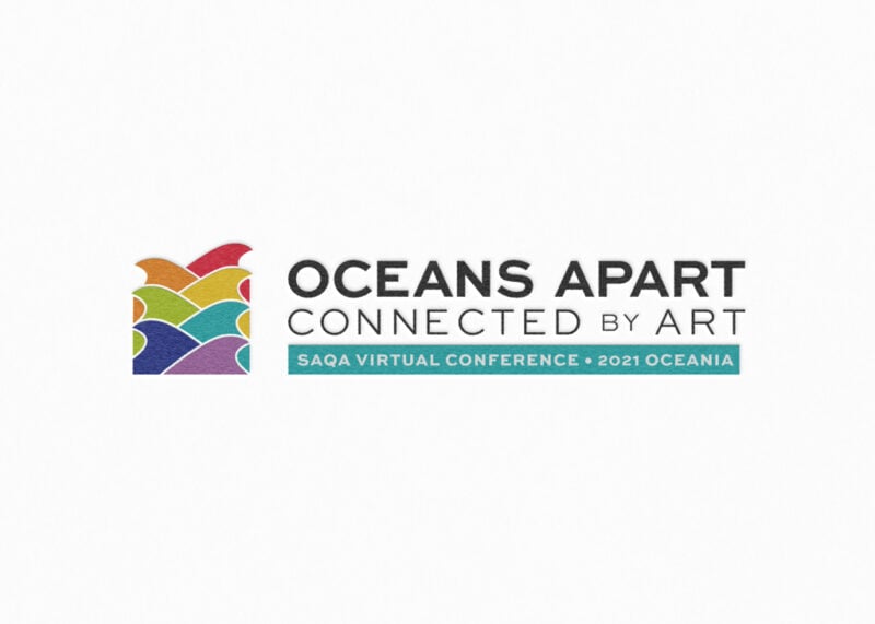 Logo design for SAQA Oceans Apart Exhibition