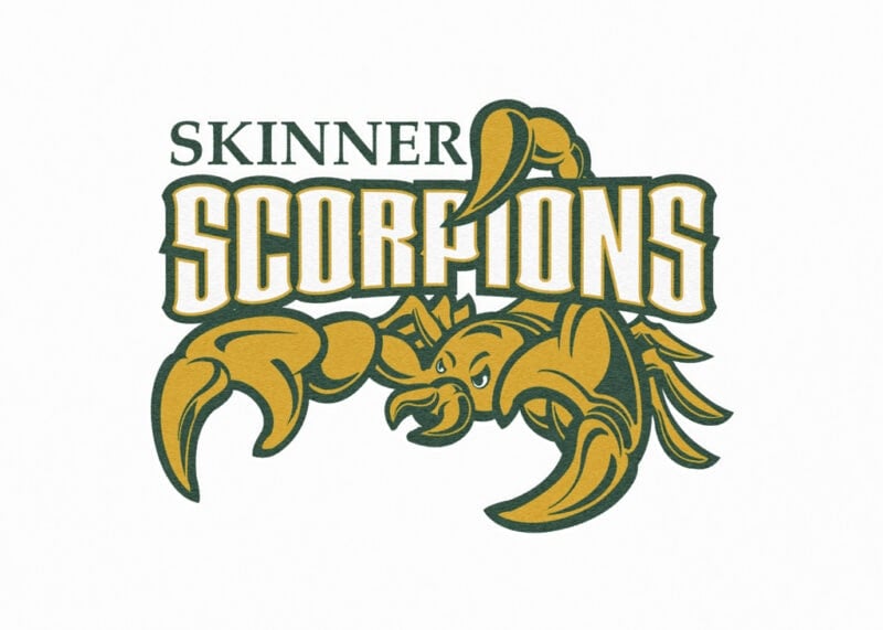 Logo design for the Skinner School Scorpions