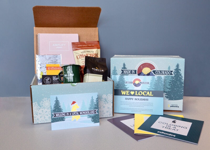 Custom packaging design and printing by YellowDog Denver