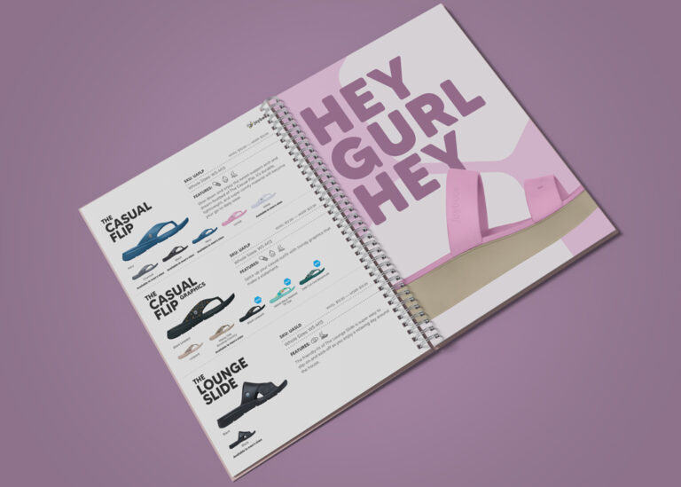 Spiral bound product catalog for Joybees