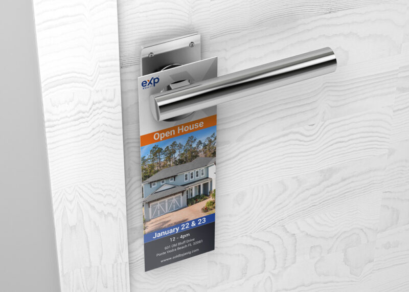 Door hanger for EXP Realty