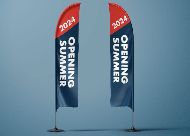 Coming soon feather flags for FreeUp Storage