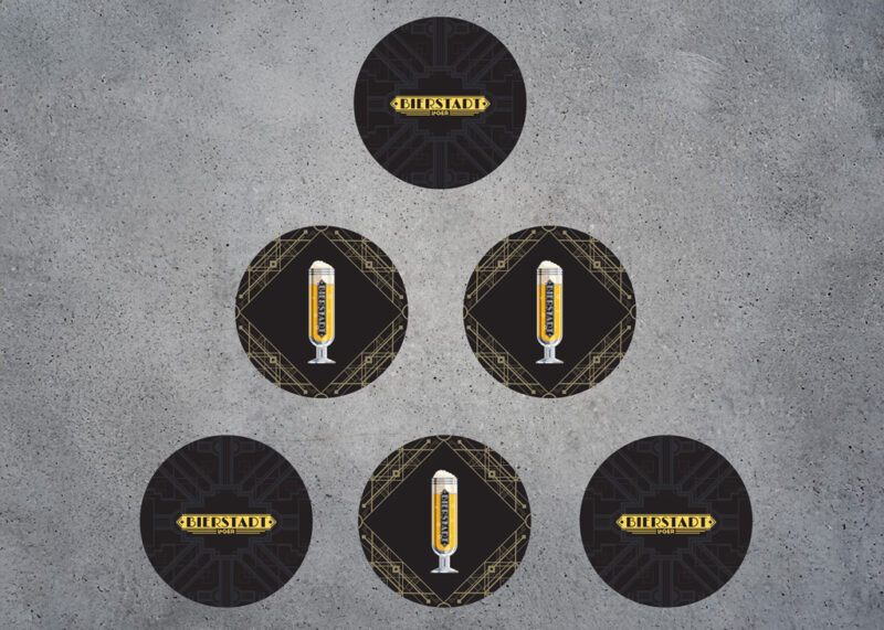 Big beer pong graphics for Bierstadt Lagerhouse