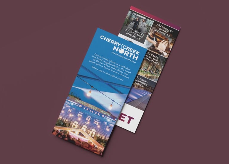 Rack card for Cherry Creek North