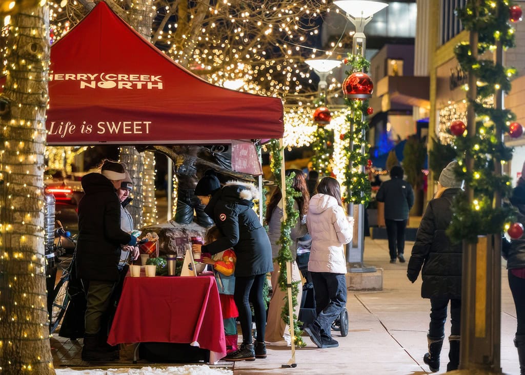 Custom pop-up tent for Cherry Creek North