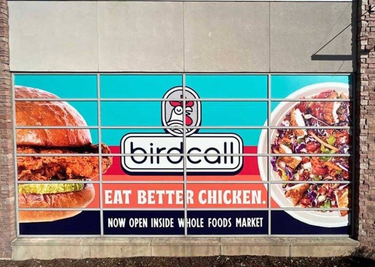 Window graphics for Birdcall
