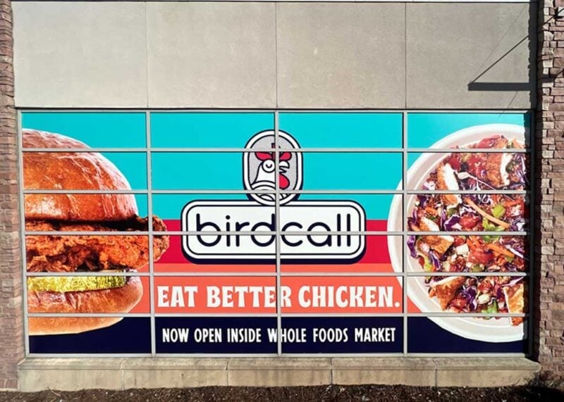 Window graphics for Birdcall